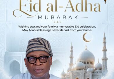 Dr. Taiwo Fasoranti Felicitates with Muslims, Preaches Love, Unity and Sacrifice on Eid-el-Adha