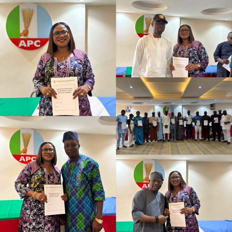 Hon. Adeola Fynch Receives INEC Nomination Form, Reaffirms Commitment to Quality Representation