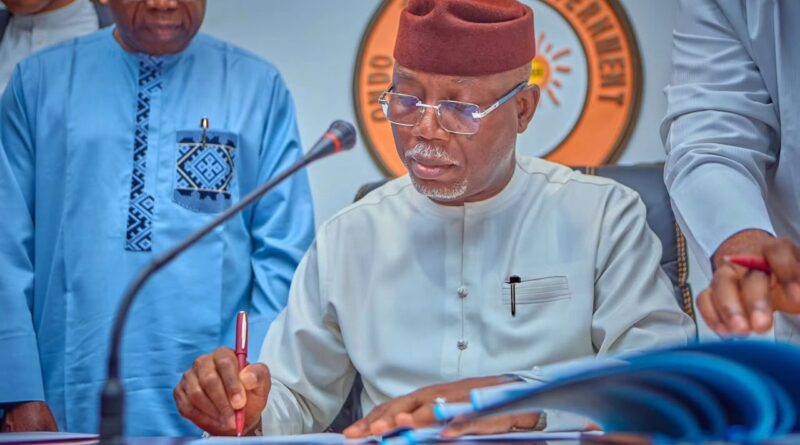 GOV AIYEDATIWA ASSENTS TO ONDO’S NEW POWER SECTOR LAW, OPENS SECTOR TO INVESTMENT