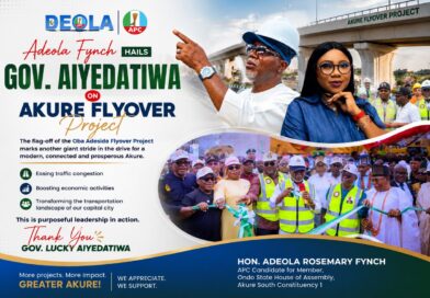 Adeola Fynch Hails Gov. Aiyedatiwa on Akure Flyover Project