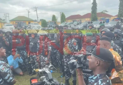 Osun poll: Police conduct route march as INEC distributes materials