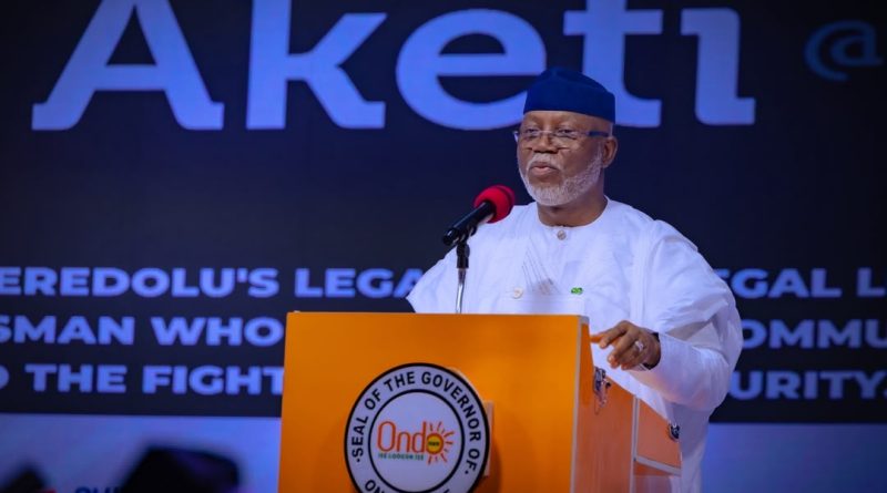 AKEREDOLU’S DREAM OF STATE POLICE WILL BECOME A REALITY, SAYS GOV AIYEDATIWA